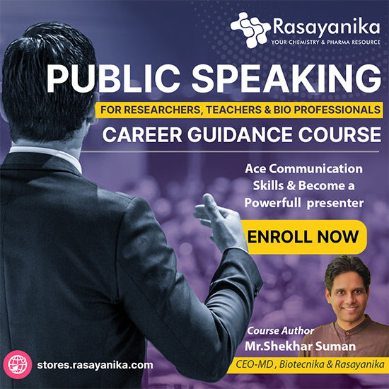 Public Speaking Course For Researchers, Teachers & Bio Professionals