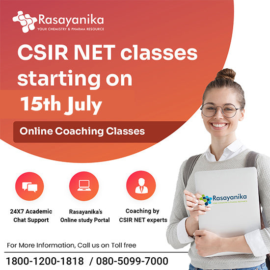 CSIR NET Online Coaching Classes — Rasayanika